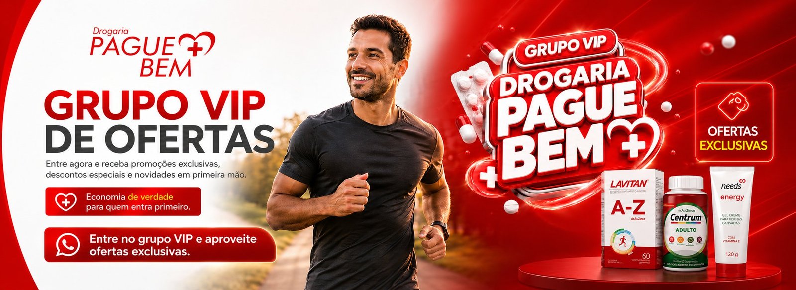 Grupo VIP de Ofertas — Drogaria Pague Bem